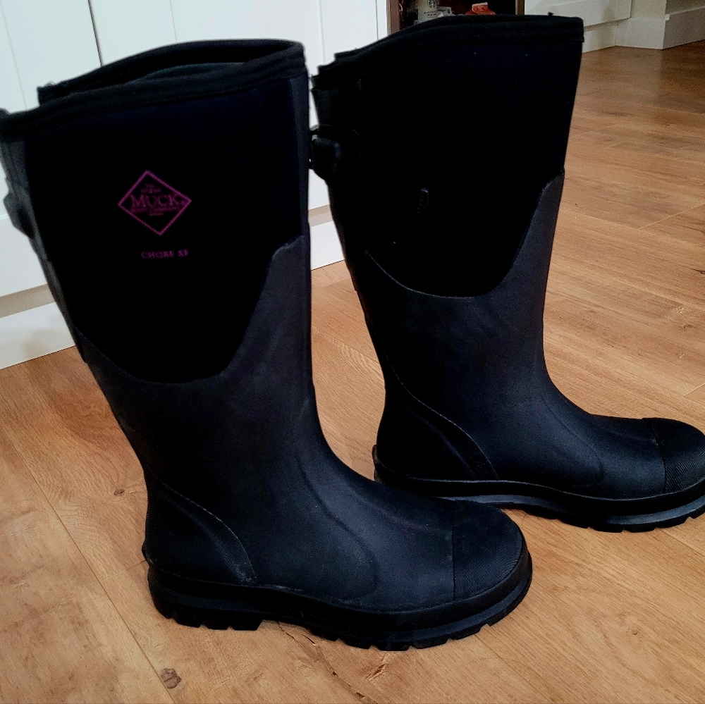 Muck Wide Calf Chore Tall Boot, size 10